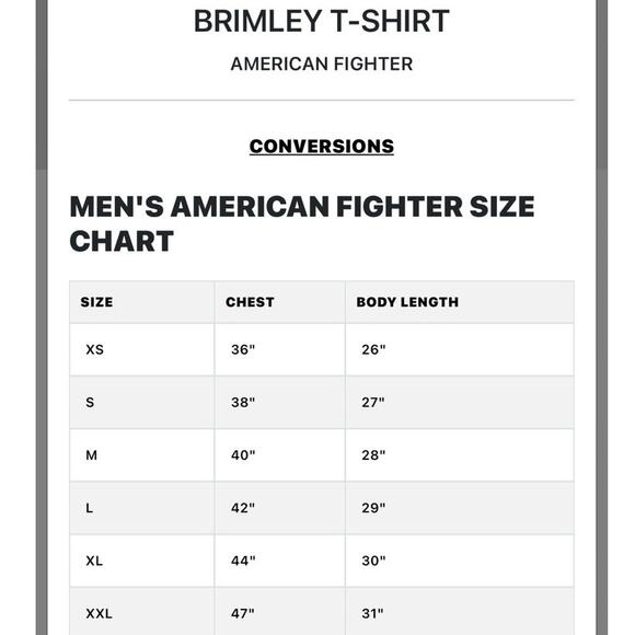 AMERICAN FIGHTER Brimley Sailor Blue T-Shirt Size S New without Tag MSRP $43 - Picture 5 of 8